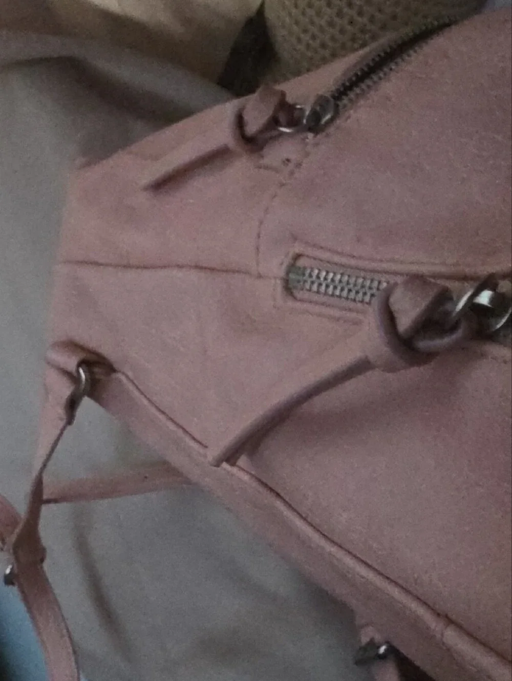 Universal Thread Pink Faux Leather Mini Backpack